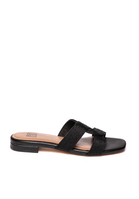 Black 849 flat sandal BIBI LOU | 849Z94HGV24-NEGRO